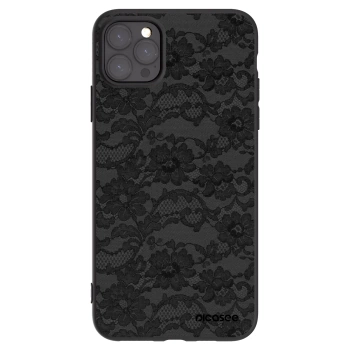 Picasee silikonový černý obal pro Apple iPhone 11 Pro Max - Dark Elegance