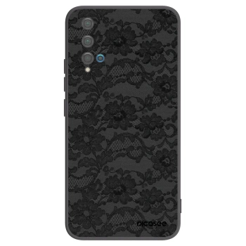 Picasee silikonový černý obal pro Huawei Nova 5T - Dark Elegance