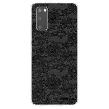 Picasee silikonový průhledný obal pro Samsung Galaxy S20 G980F - Dark Elegance