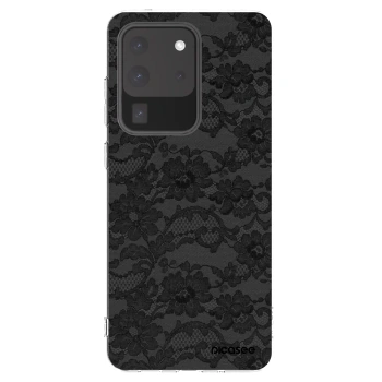 Picasee silikonový průhledný obal pro Samsung Galaxy S20 Ultra 5G G988F - Dark Elegance
