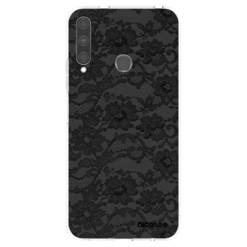 Picasee silikonový průhledný obal pro Huawei P40 Lite E - Dark Elegance