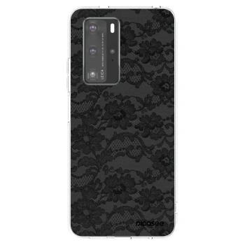 Picasee silikonový průhledný obal pro Huawei P40 Pro - Dark Elegance