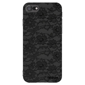 Picasee silikonový průhledný obal pro Apple iPhone SE 2020 - Dark Elegance