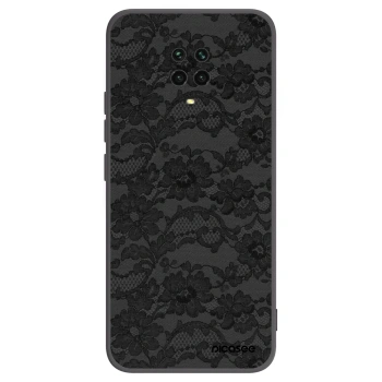 Picasee silikonový černý obal pro Xiaomi Redmi Note 9 Pro - Dark Elegance