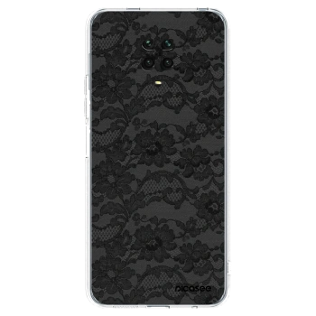 Picasee silikonový průhledný obal pro Xiaomi Redmi Note 9S - Dark Elegance