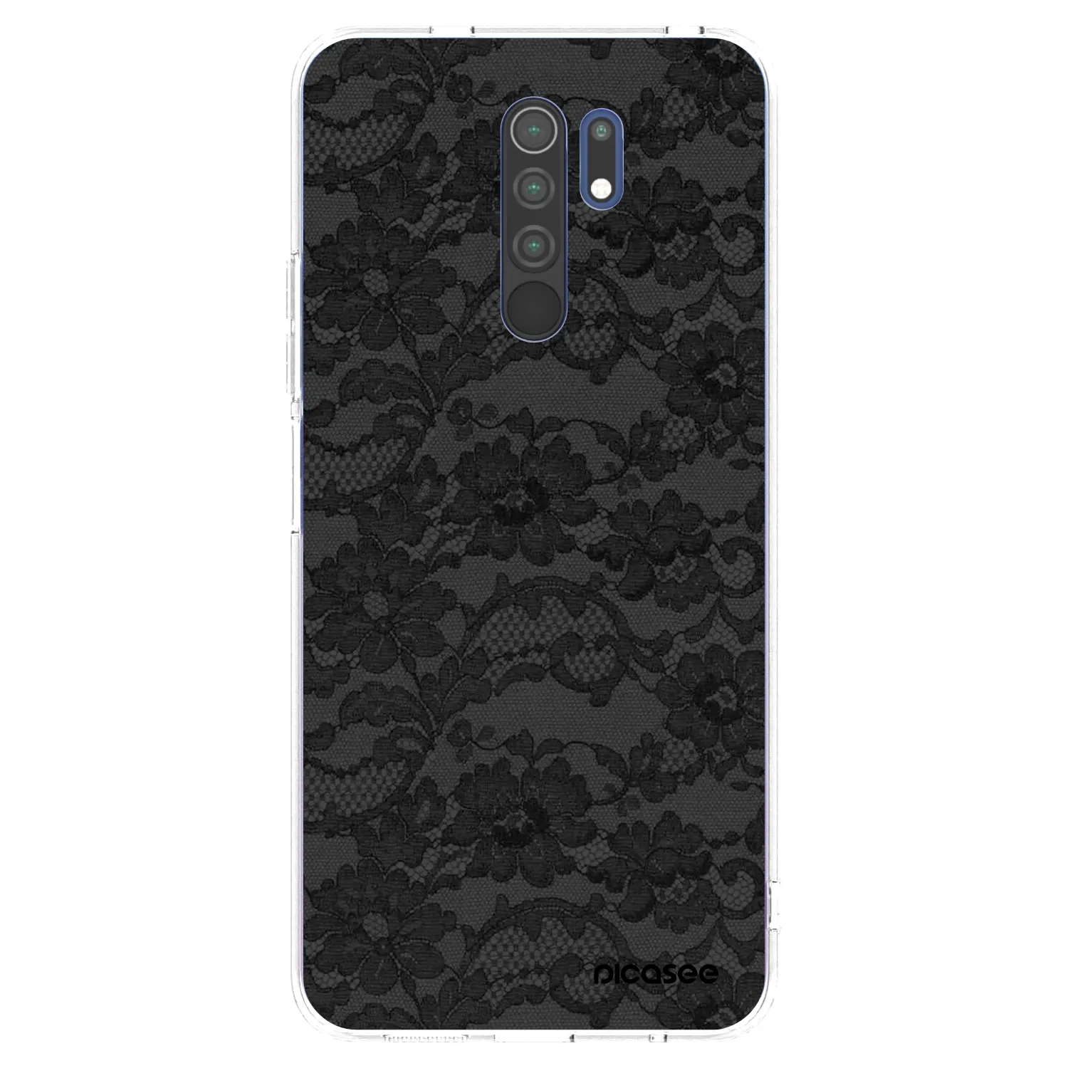 Picasee silikonový průhledný obal pro Xiaomi Redmi 9 - Dark Elegance