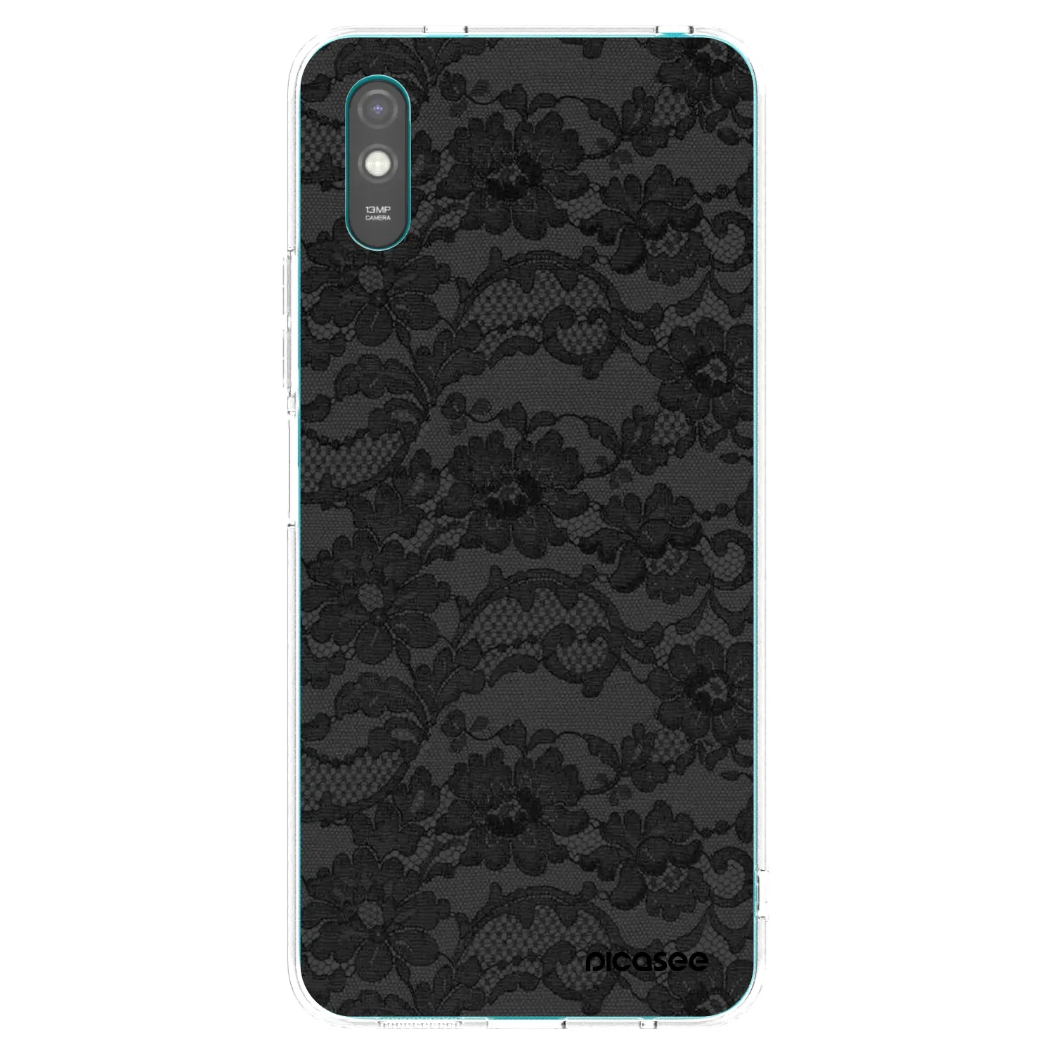 Picasee silikonový průhledný obal pro Xiaomi Redmi 9A - Dark Elegance