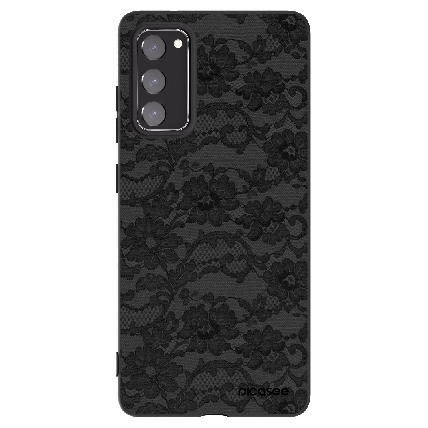 Picasee silikonový černý obal pro Samsung Galaxy S20 FE - Dark Elegance