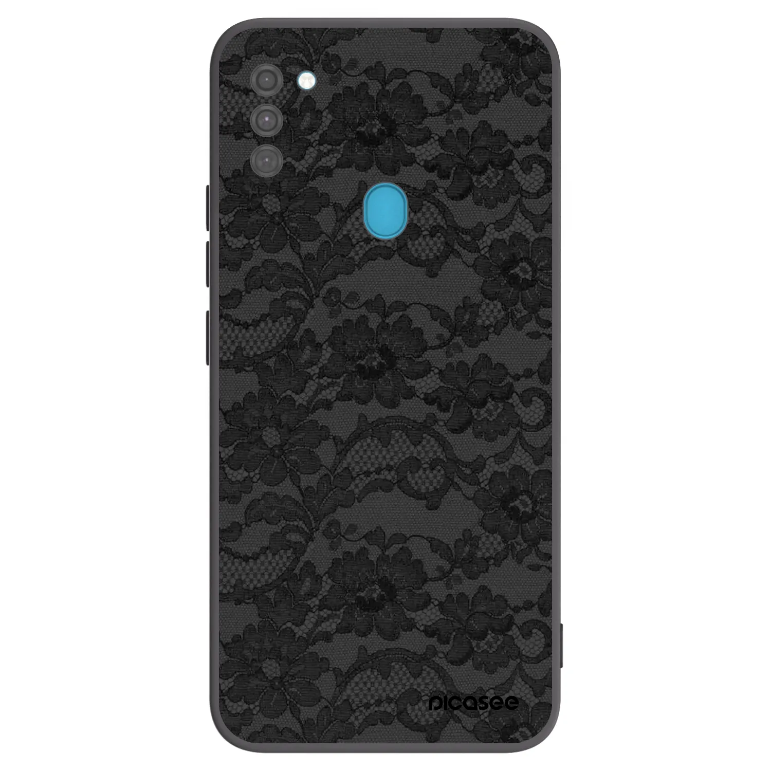 Picasee silikonový černý obal pro Samsung Galaxy M11 - Dark Elegance
