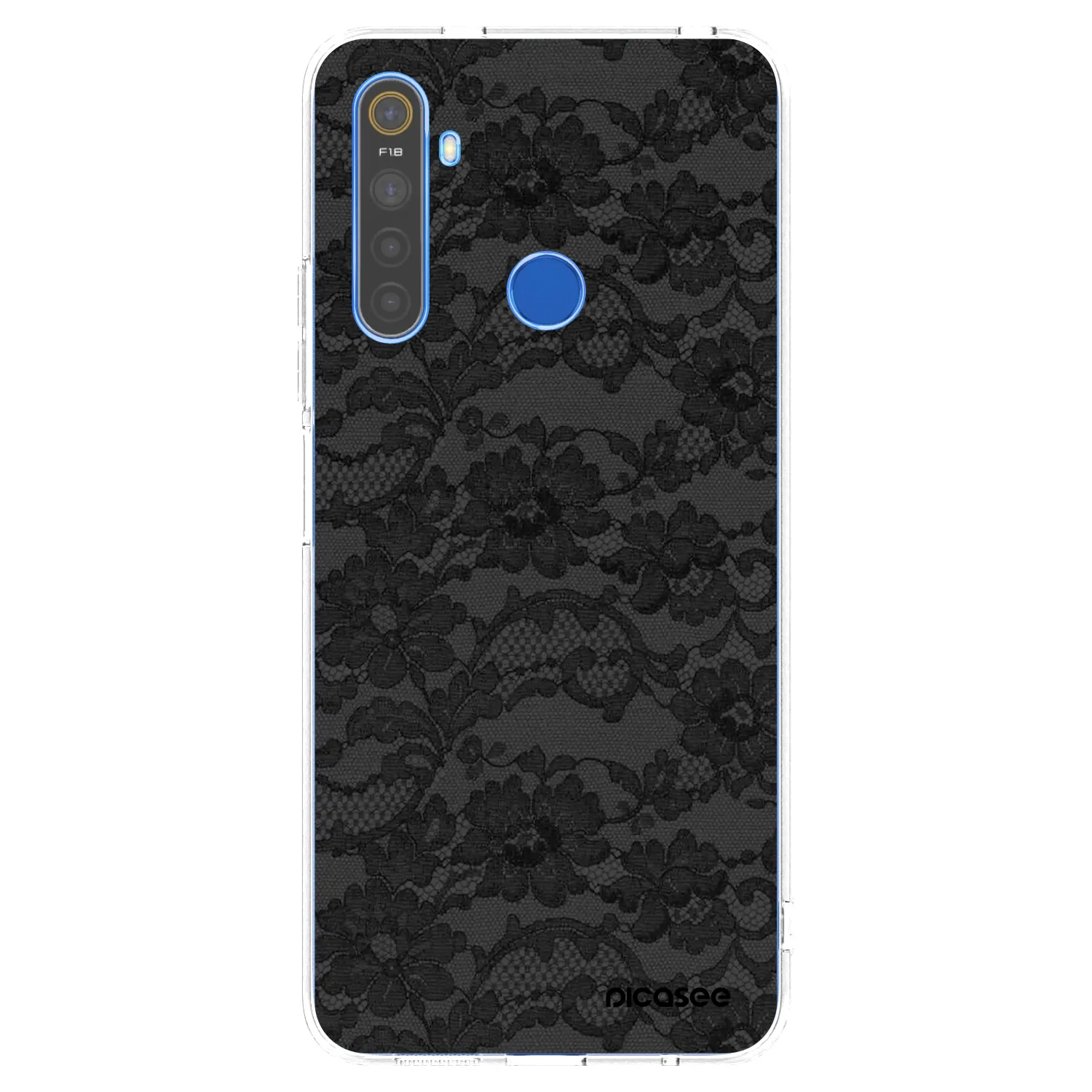 Picasee silikonový průhledný obal pro Realme 5 - Dark Elegance