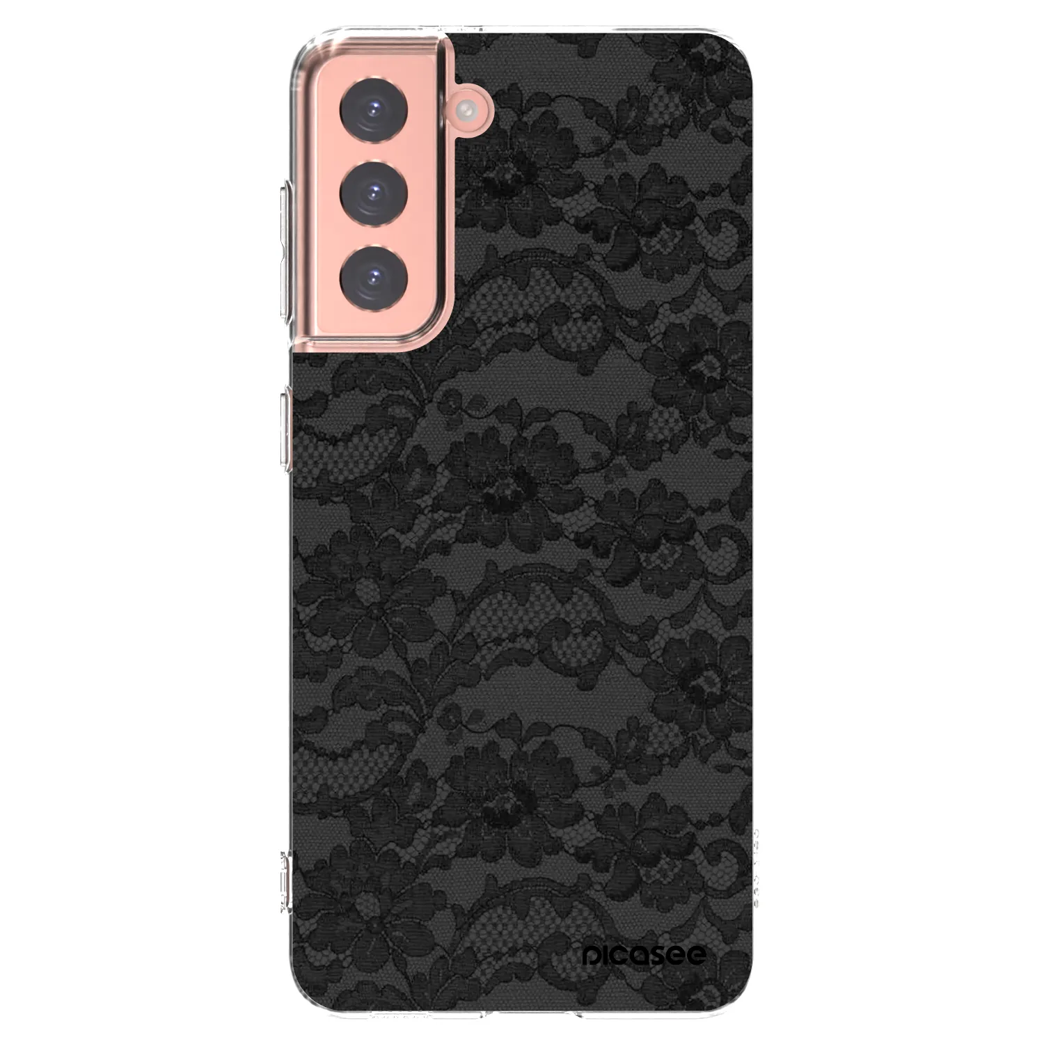 Picasee silikonový průhledný obal pro Samsung Galaxy S21 5G G991B - Dark Elegance