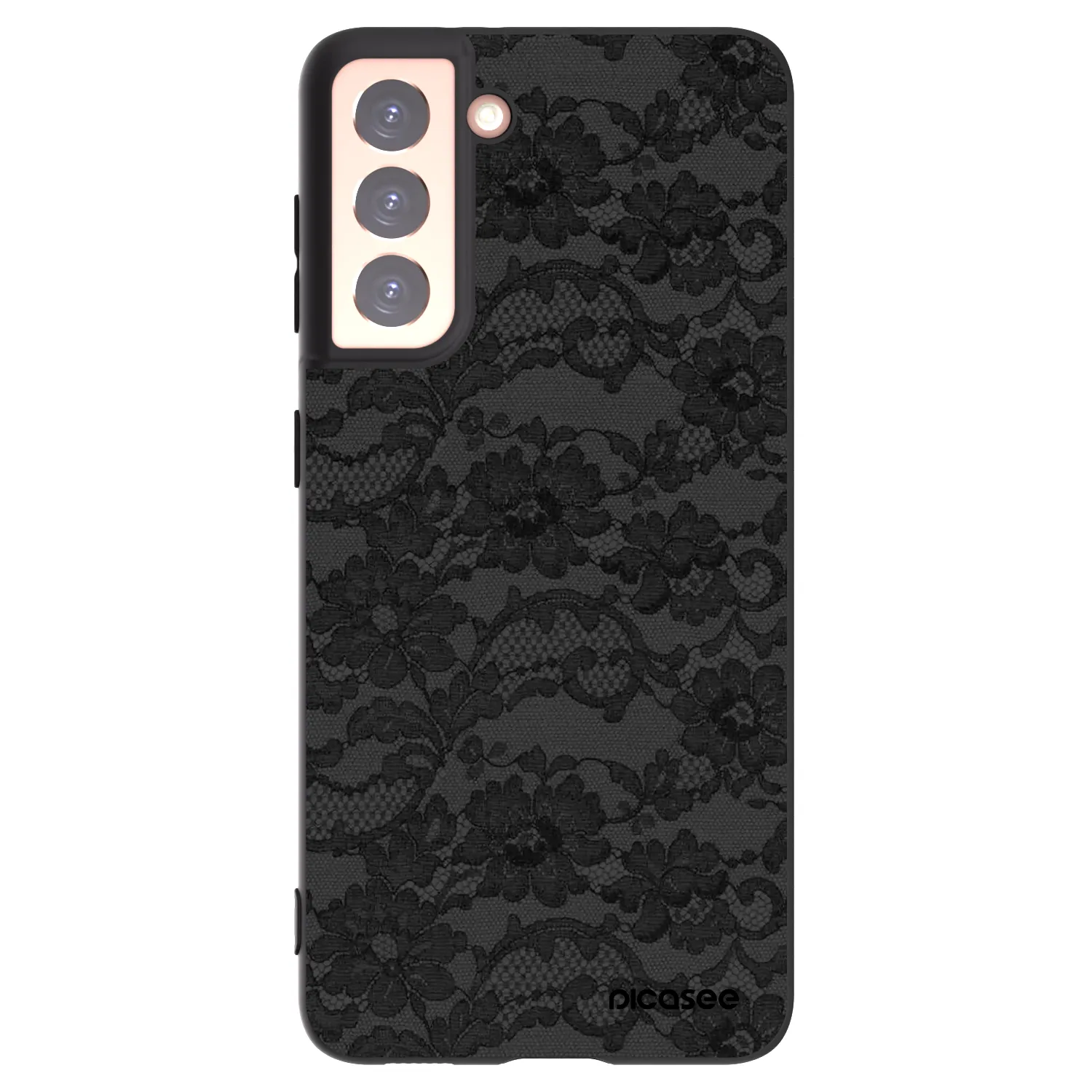 Picasee silikonový černý obal pro Samsung Galaxy S21 5G G991B - Dark Elegance