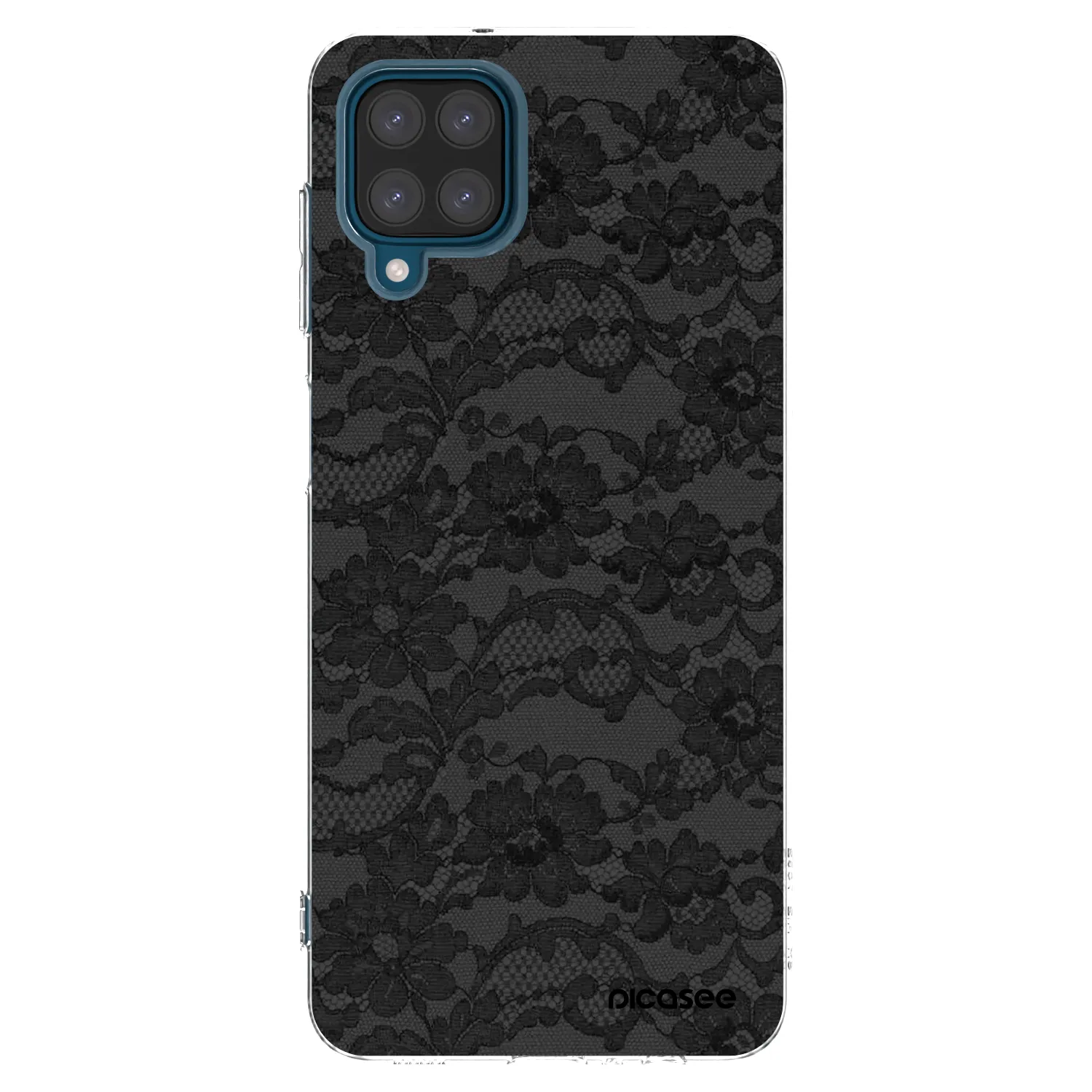 Picasee silikonový průhledný obal pro Samsung Galaxy A12 A125F - Dark Elegance