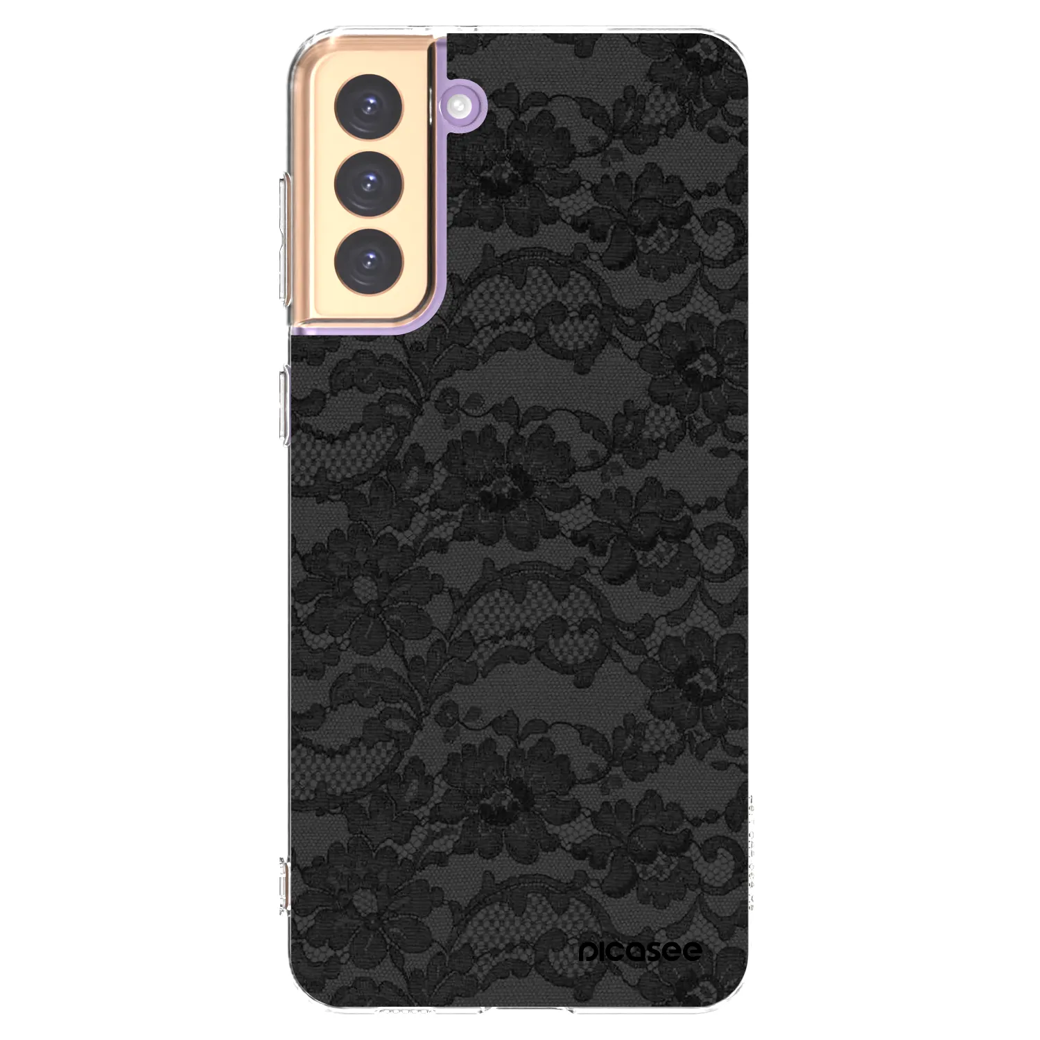 Picasee silikonový průhledný obal pro Samsung Galaxy S21+ 5G G996F - Dark Elegance