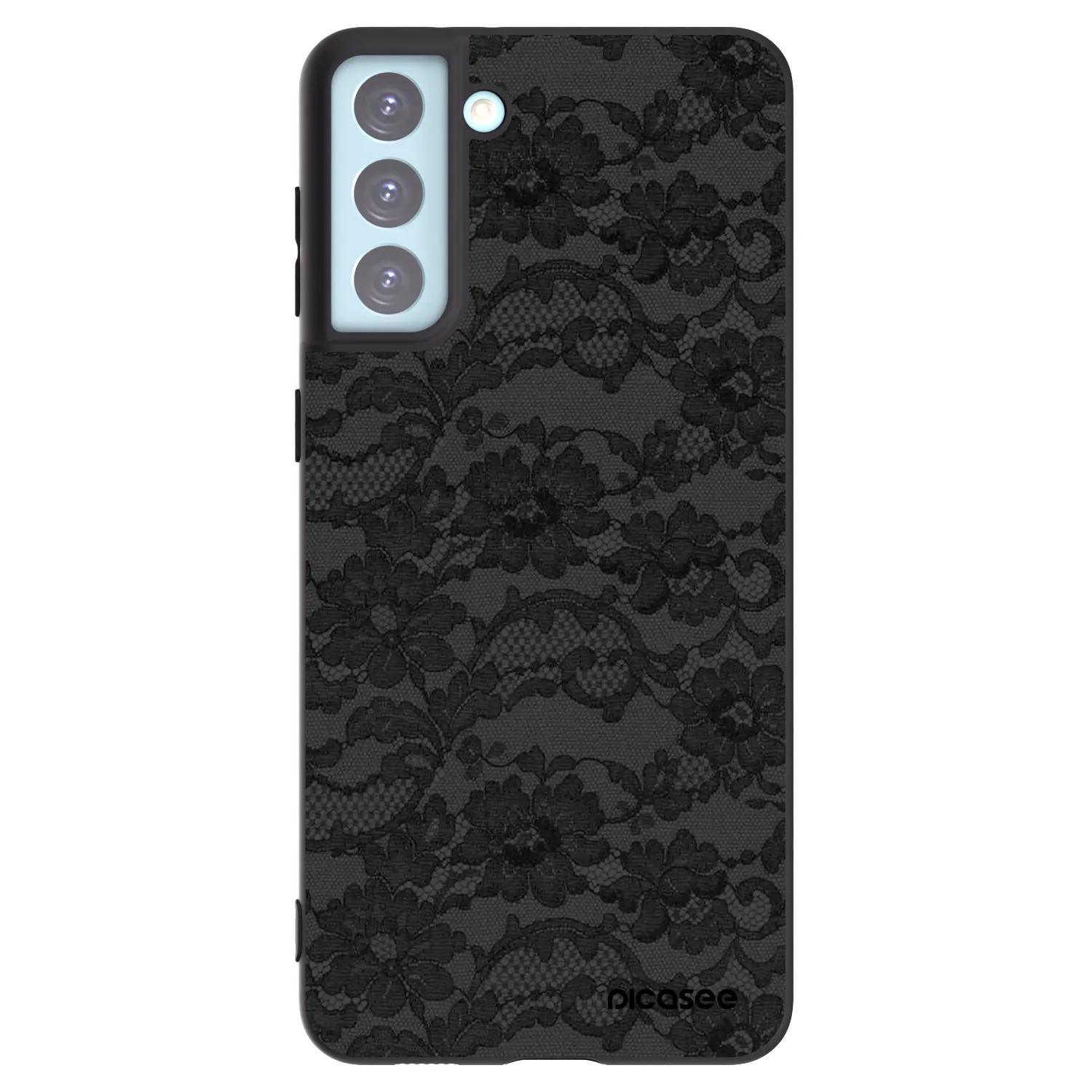 Picasee silikonový černý obal pro Samsung Galaxy S21+ 5G G996F - Dark Elegance