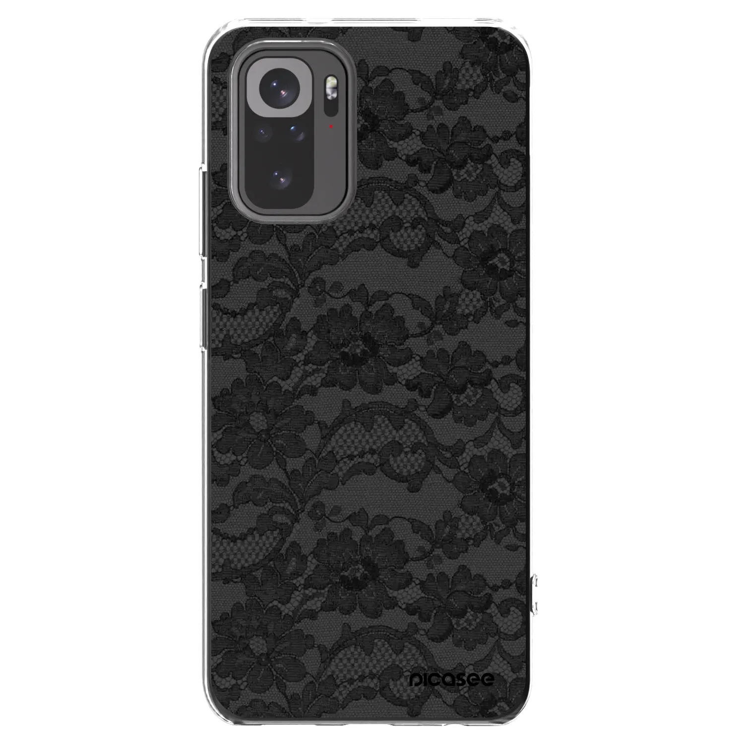 Picasee silikonový průhledný obal pro Xiaomi Redmi Note 10 - Dark Elegance