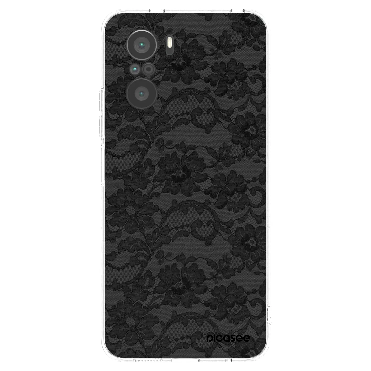 Picasee silikonový průhledný obal pro Xiaomi Poco F3 - Dark Elegance