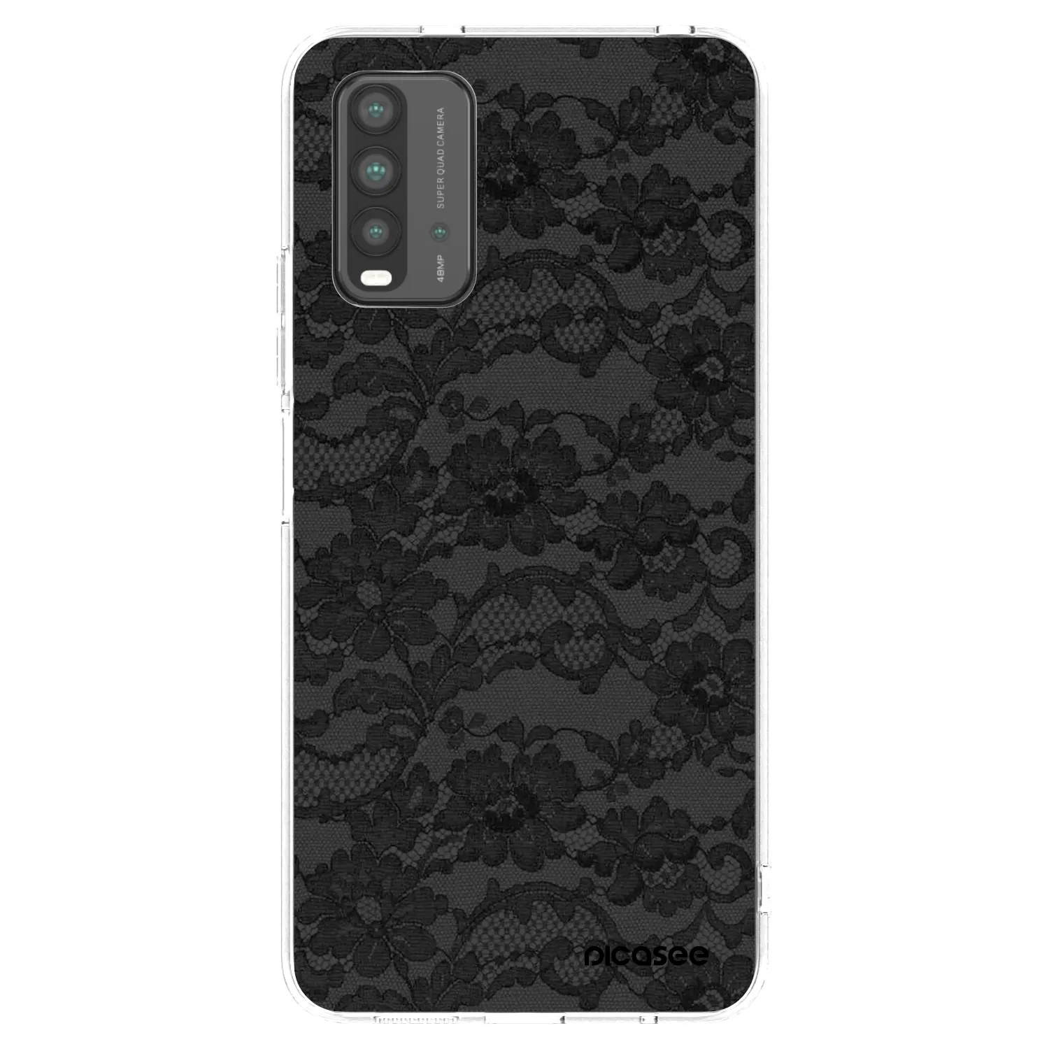 Picasee silikonový černý obal pro Xiaomi Redmi 9T - Dark Elegance