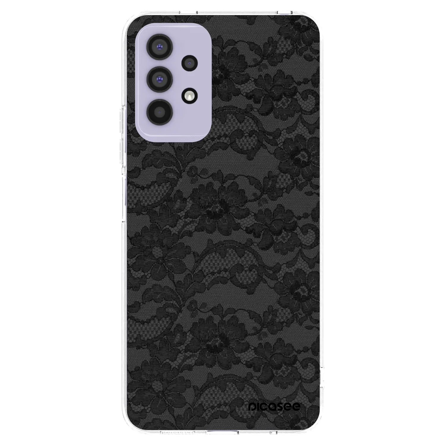 Picasee silikonový průhledný obal pro Samsung Galaxy A32 4G SM-A325F - Dark Elegance