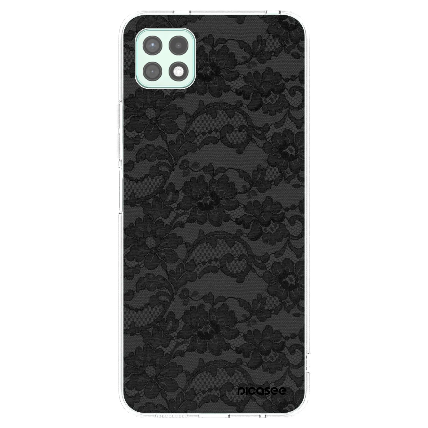 Picasee silikonový průhledný obal pro Samsung Galaxy A22 A226B 5G - Dark Elegance