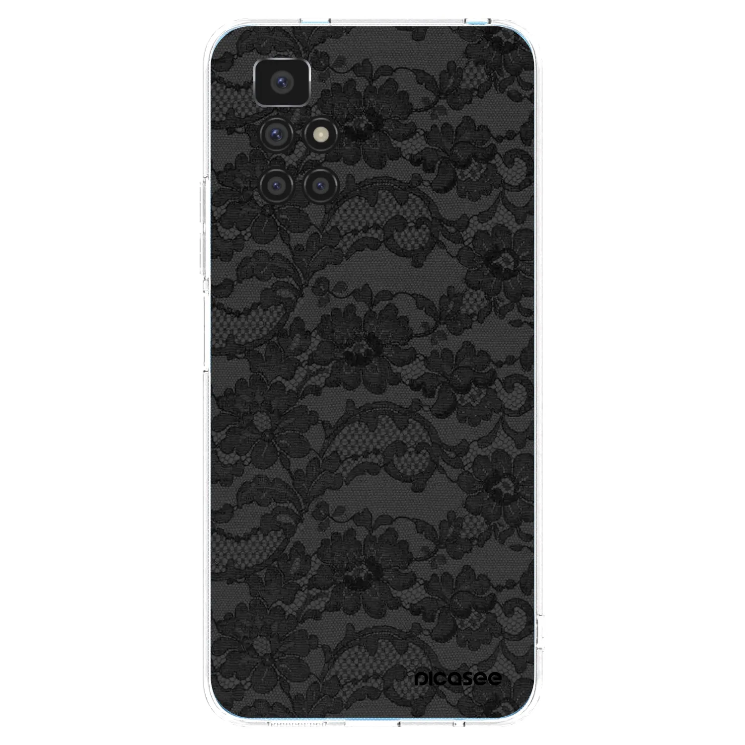 Picasee silikonový průhledný obal pro Xiaomi Redmi 10 - Dark Elegance