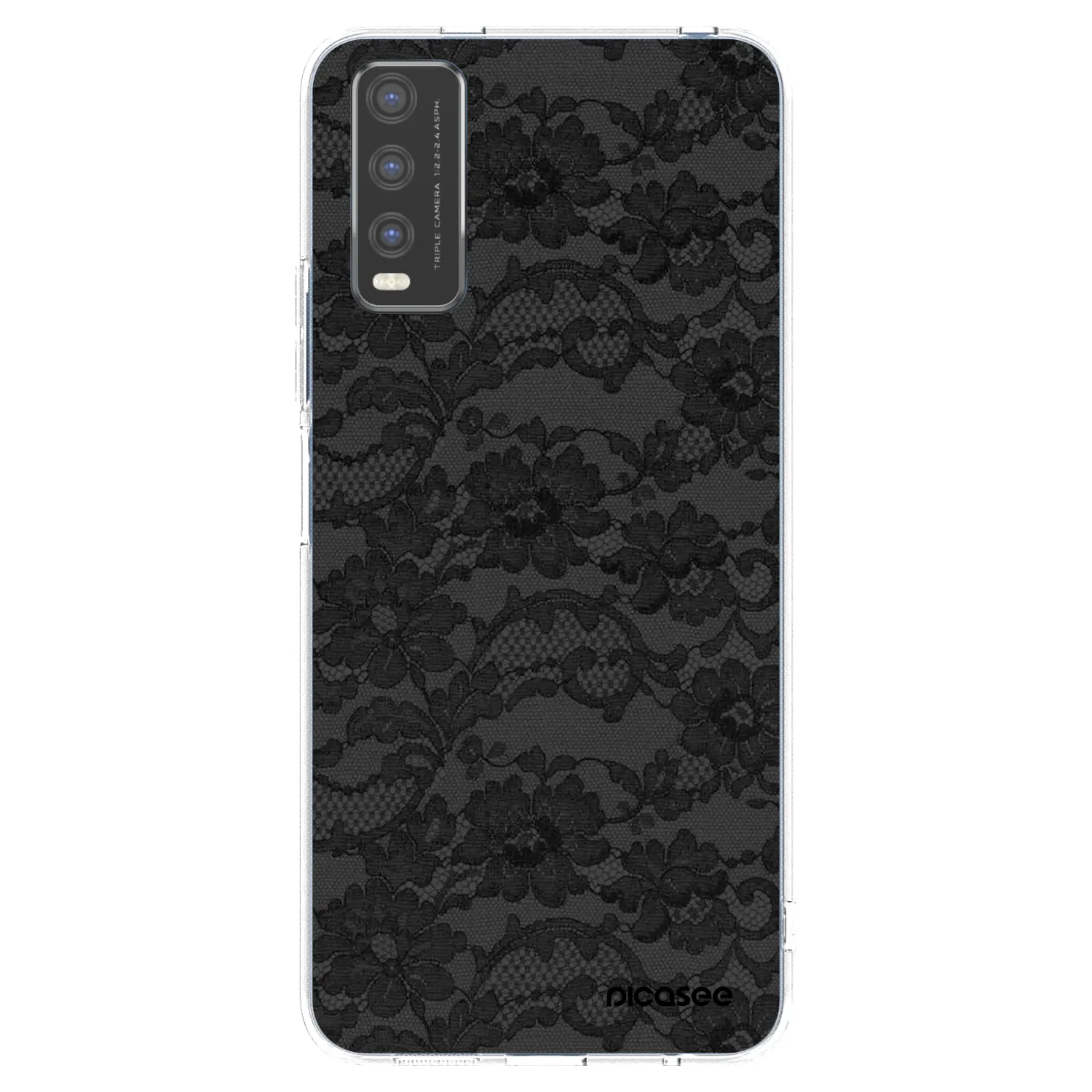 Picasee silikonový průhledný obal pro Vivo Y20s - Dark Elegance