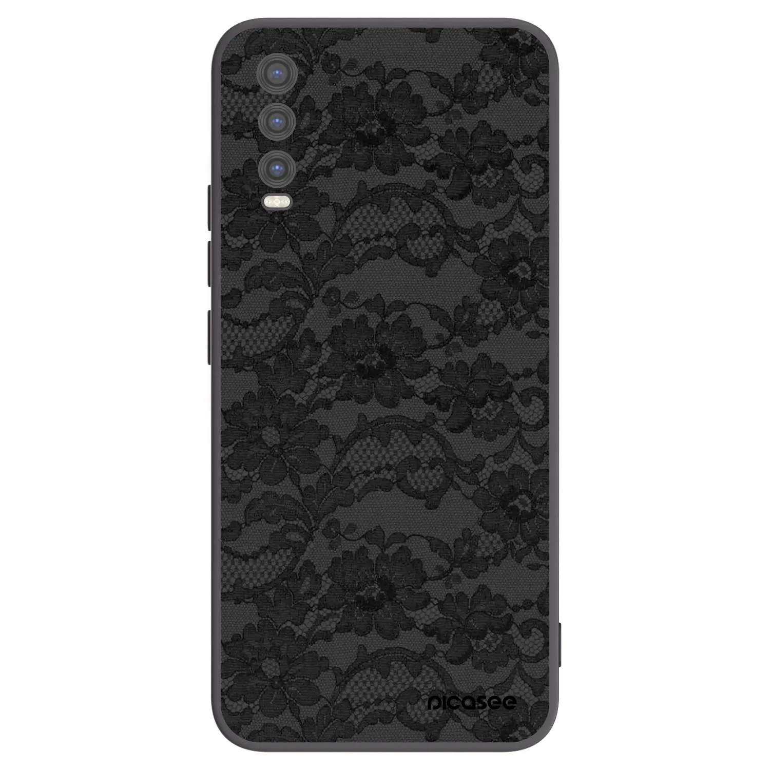 Picasee silikonový černý obal pro Vivo Y20s - Dark Elegance