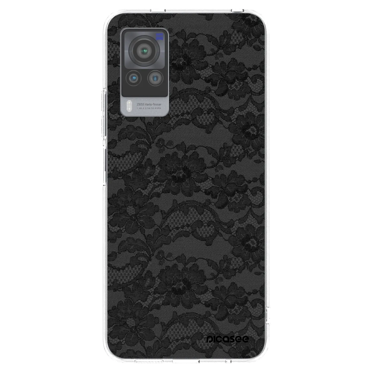Picasee silikonový průhledný obal pro Vivo X60 Pro 5G - Dark Elegance