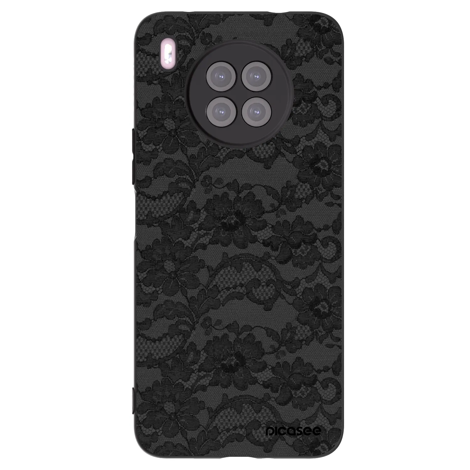 Picasee silikonový černý obal pro Huawei Nova 8i - Dark Elegance