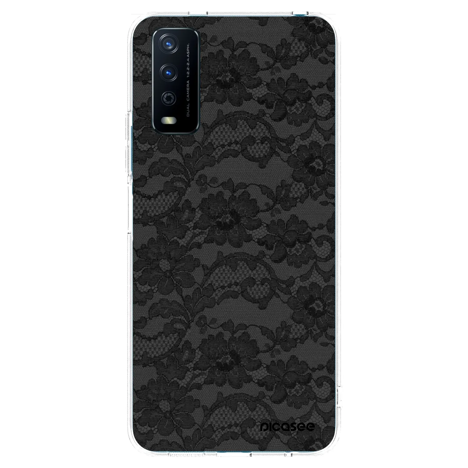 Picasee silikonový průhledný obal pro Vivo Y11s - Dark Elegance