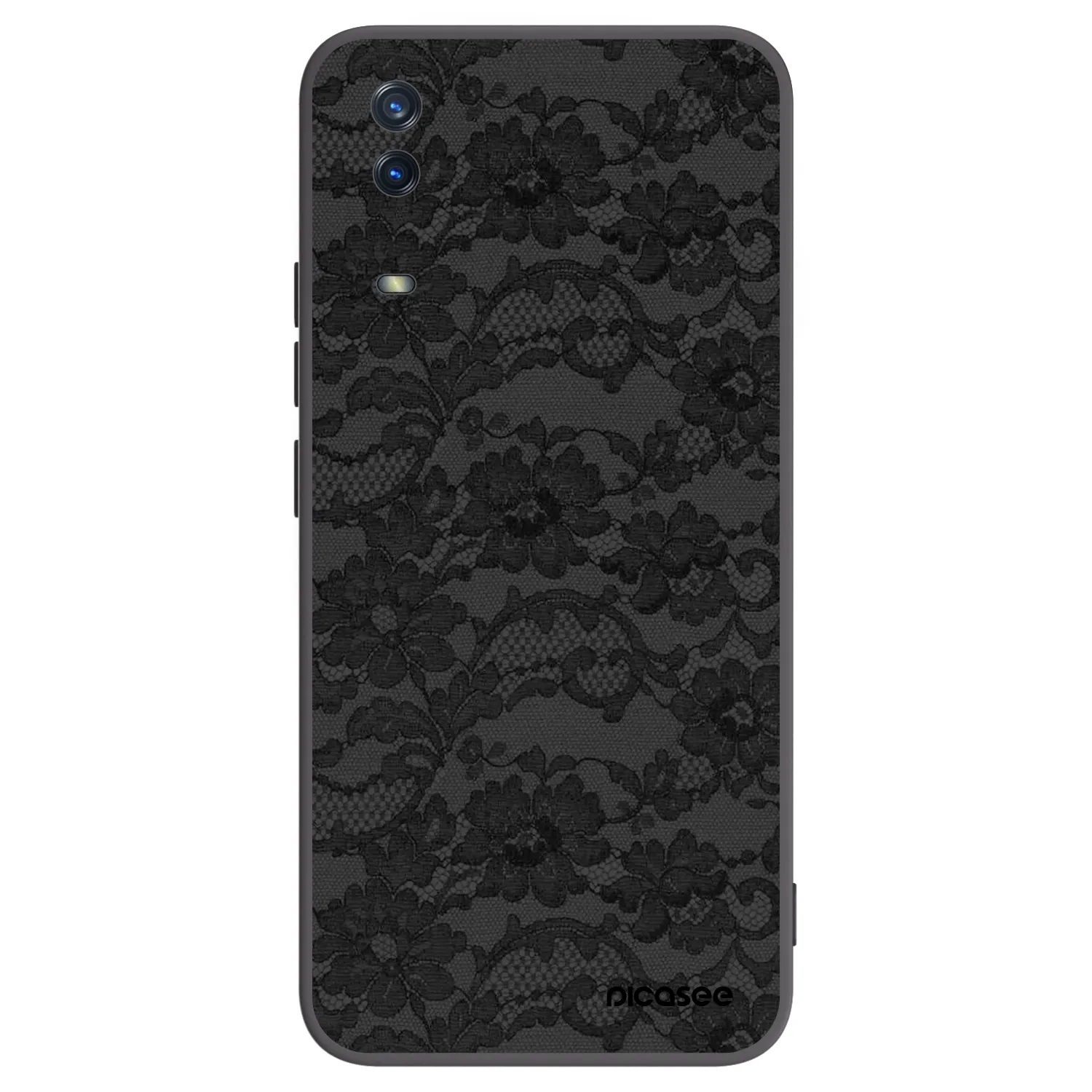 Picasee silikonový černý obal pro Vivo Y11s - Dark Elegance