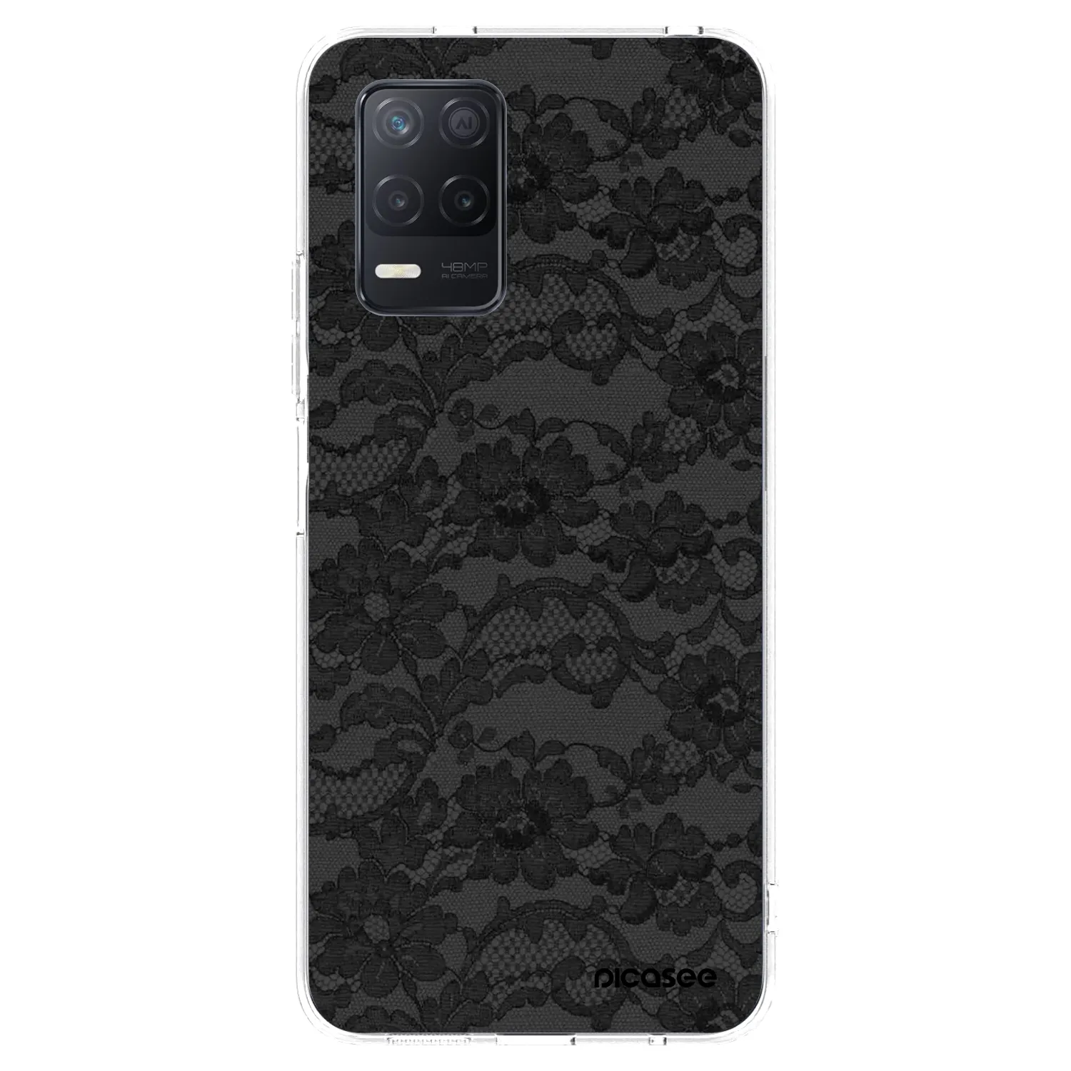 Picasee silikonový průhledný obal pro Realme 8 5G - Dark Elegance