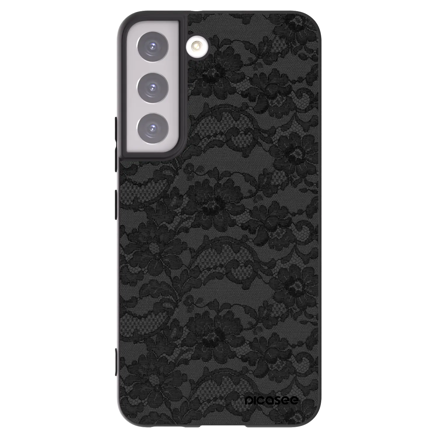 Picasee silikonový černý obal pro Samsung Galaxy S22 5G - Dark Elegance
