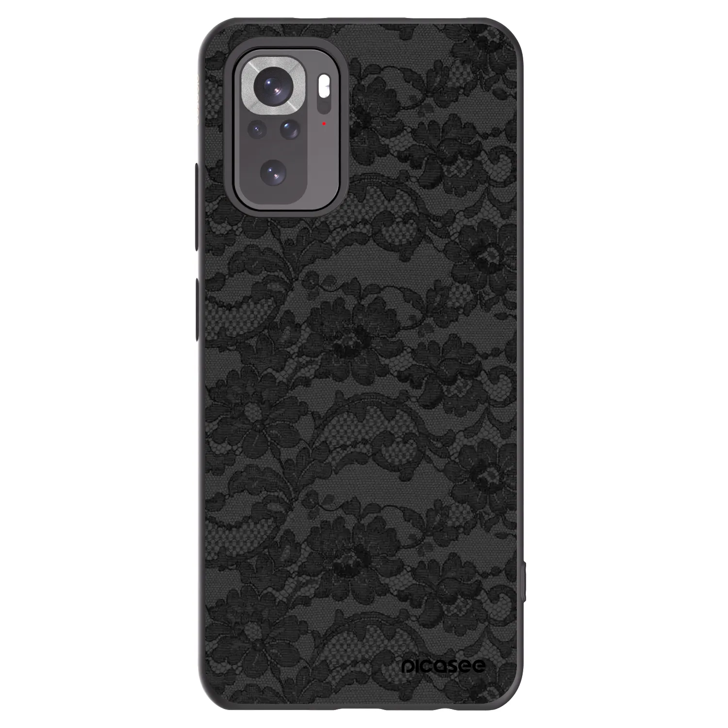 Picasee silikonový černý obal pro Xiaomi Redmi Note 11S 4G - Dark Elegance