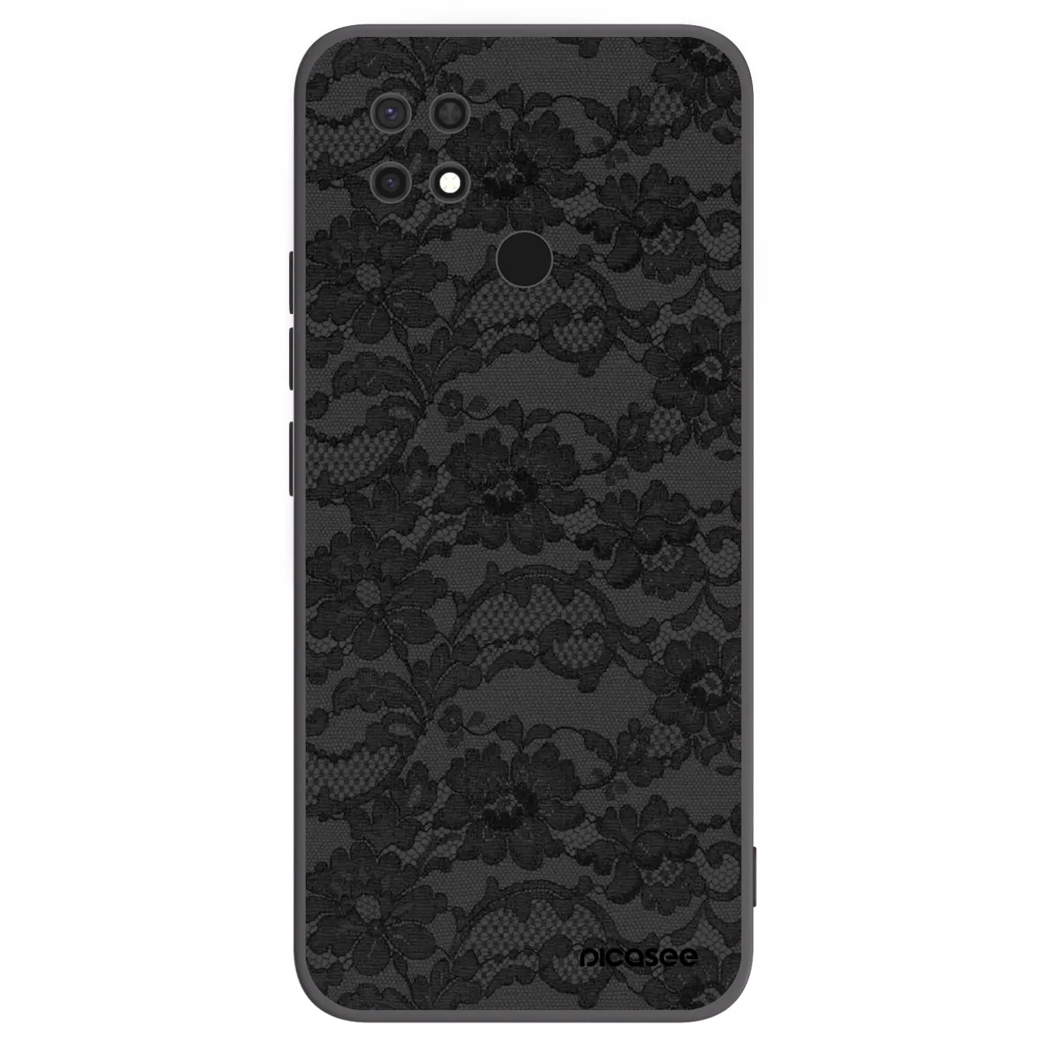 Picasee silikonový černý obal pro Xiaomi Redmi 10C - Dark Elegance