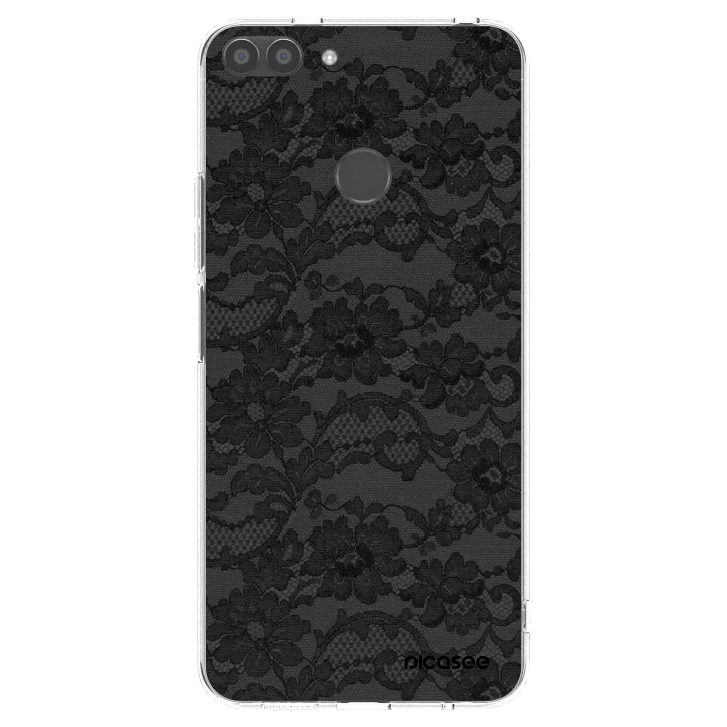 Picasee silikonový průhledný obal pro Huawei P Smart - Dark Elegance