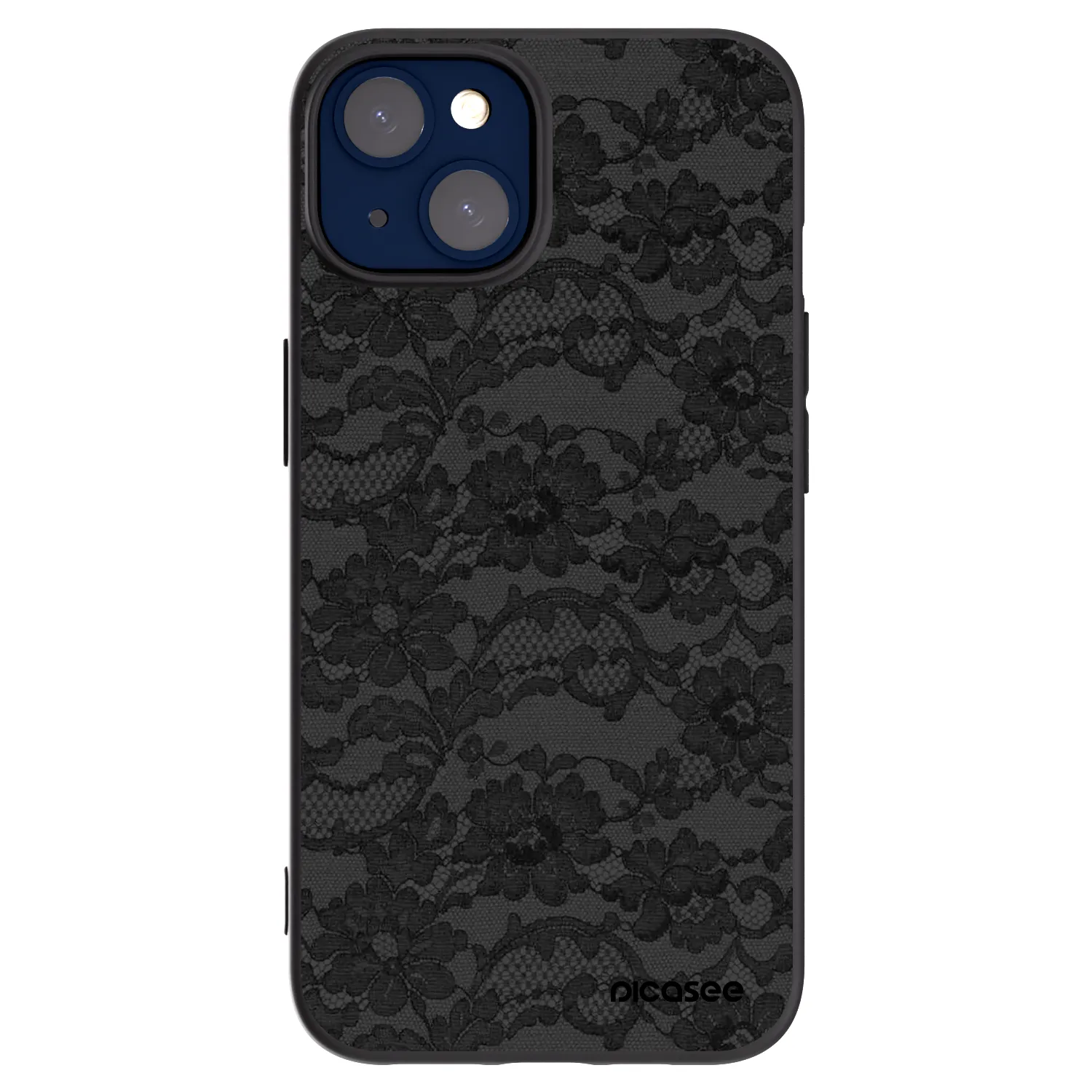 Picasee silikonový černý obal pro Apple iPhone 14 - Dark Elegance