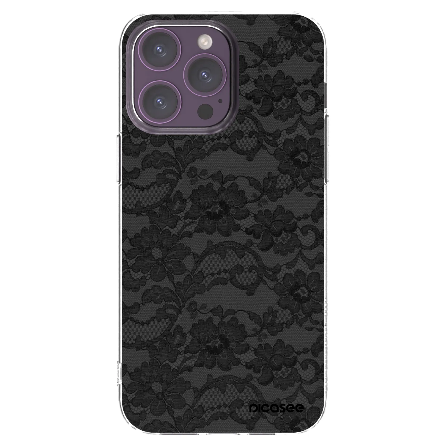 Picasee silikonový průhledný obal pro Apple iPhone 14 Pro Max - Dark Elegance