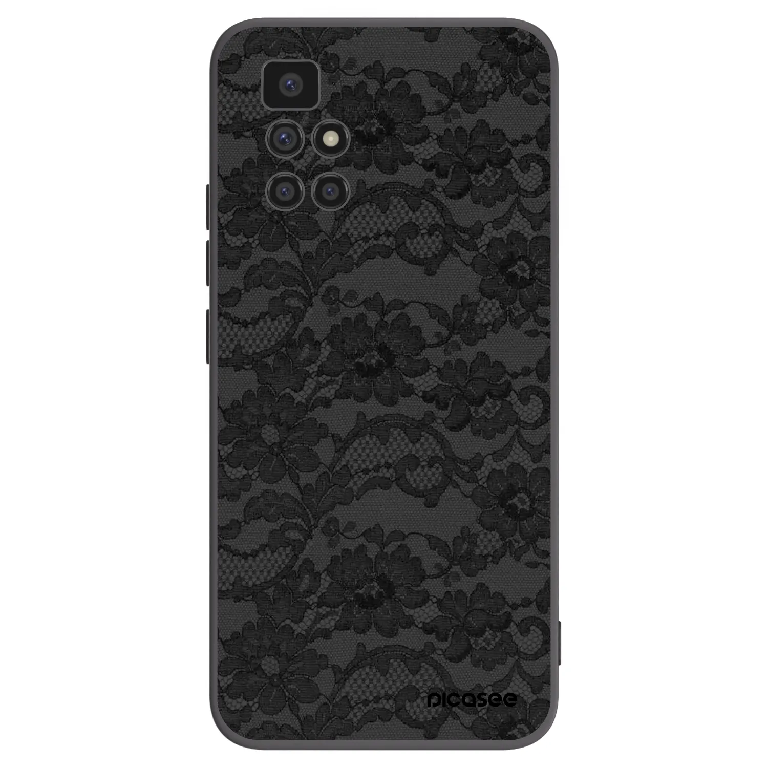 Picasee silikonový černý obal pro Xiaomi Redmi 10 (2022) - Dark Elegance