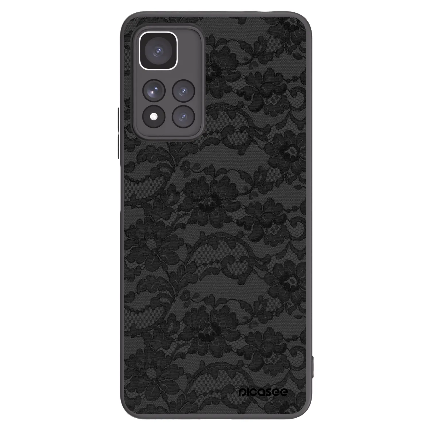 Picasee silikonový černý obal pro Xiaomi Redmi Note 11 Pro+ 5G - Dark Elegance