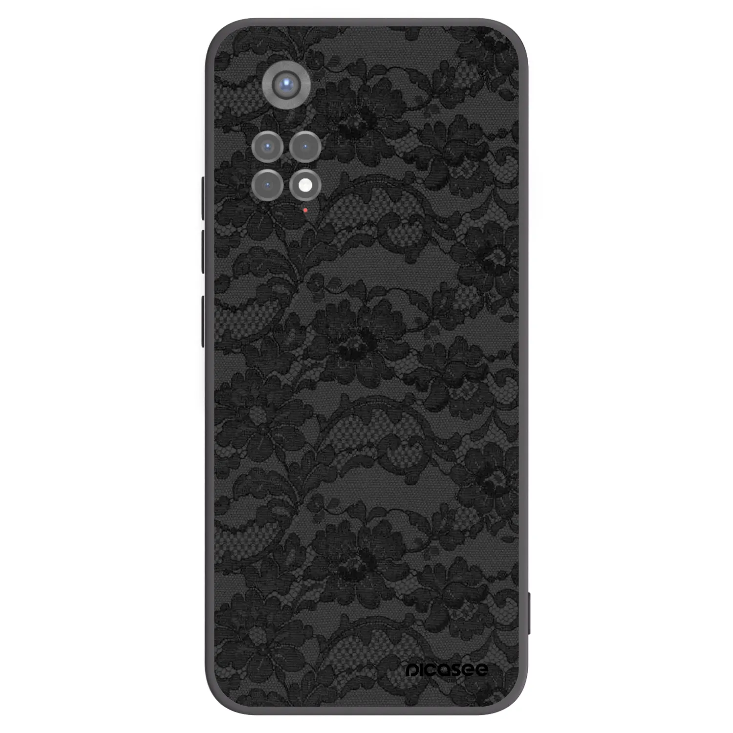 Picasee silikonový černý obal pro Xiaomi Redmi Note 11S 5G - Dark Elegance