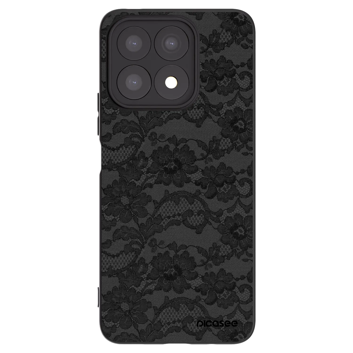 Picasee silikonový černý obal pro Honor X8a - Dark Elegance