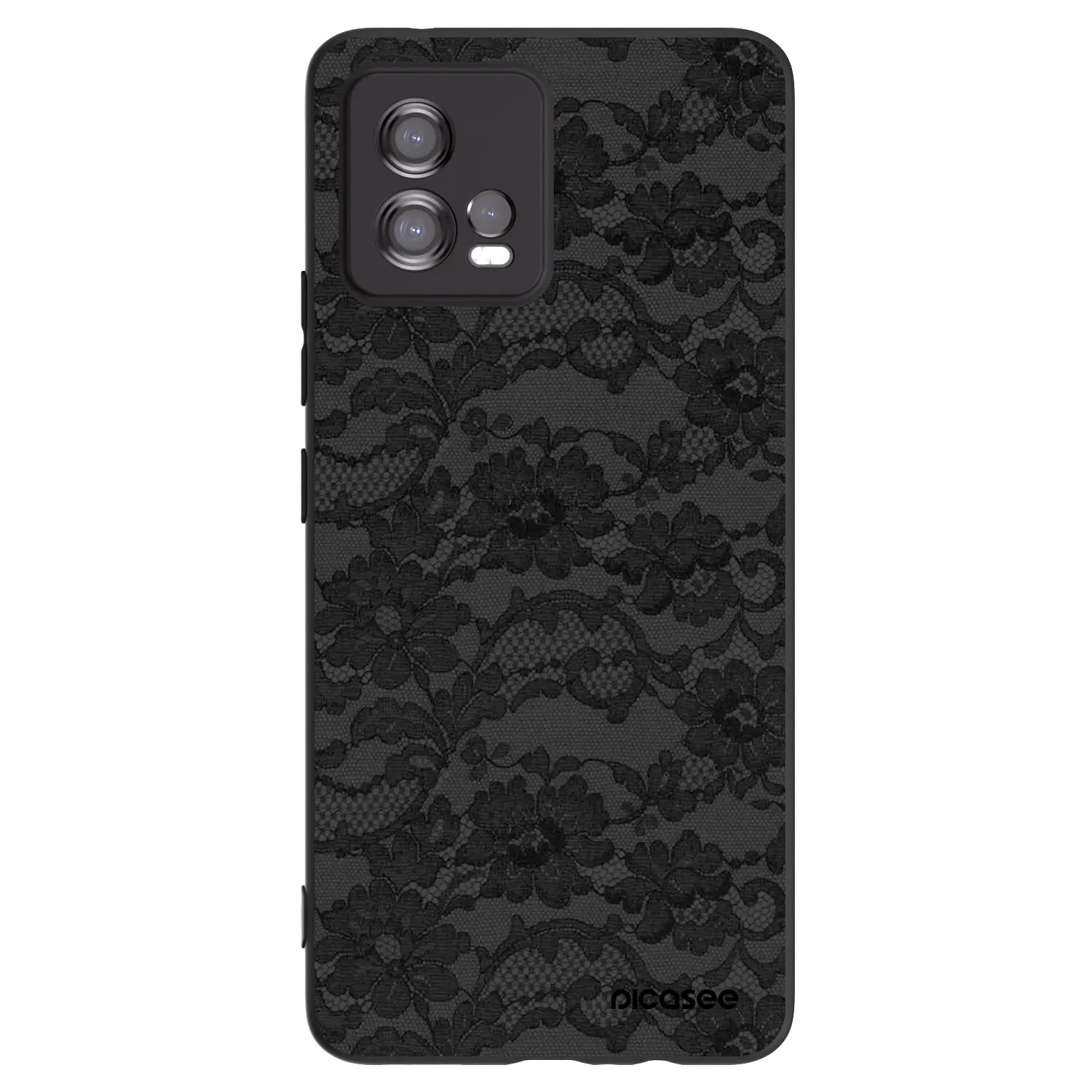 Picasee silikonový černý obal pro Motorola Moto G72 - Dark Elegance