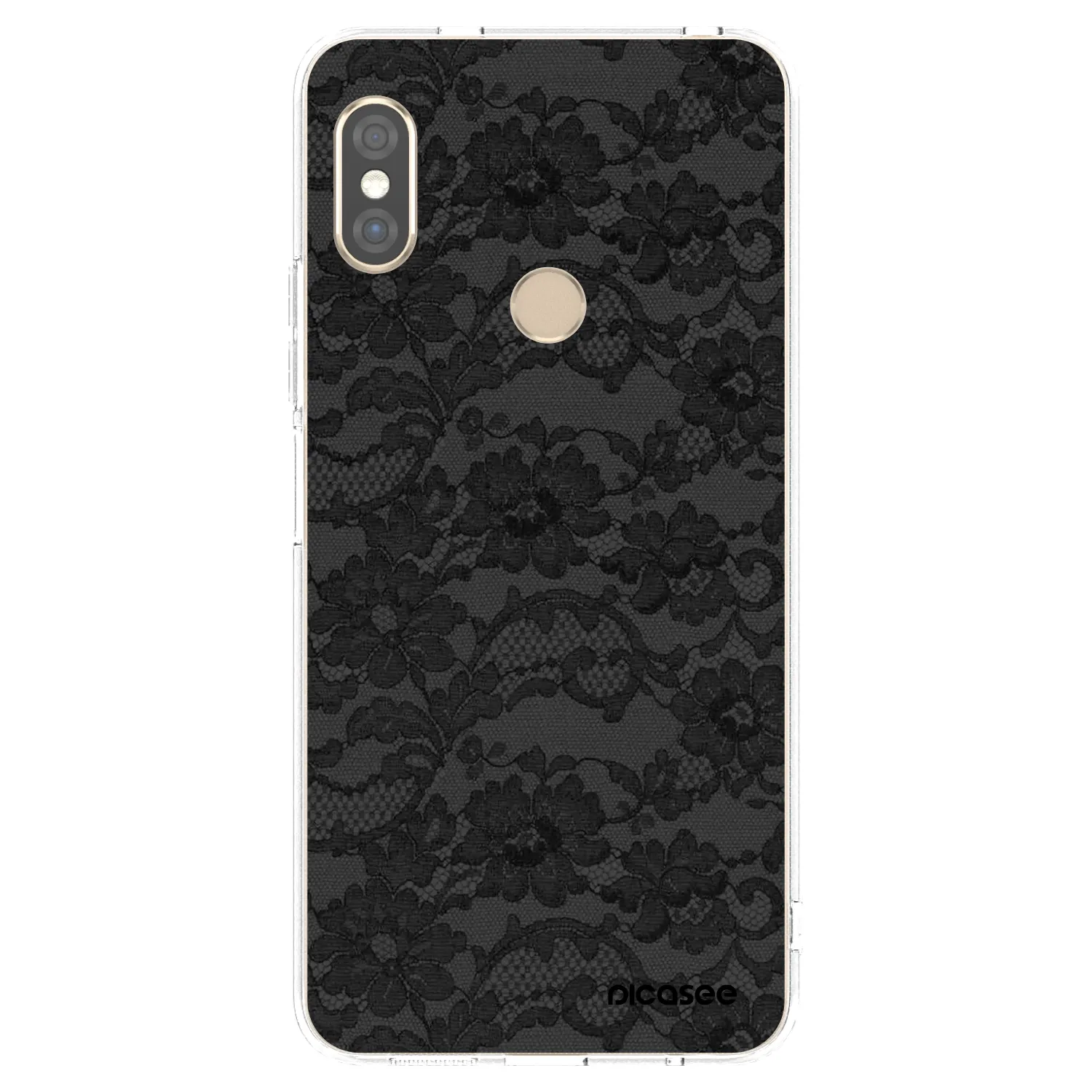 Picasee silikonový průhledný obal pro Xiaomi Redmi Note 5 Global - Dark Elegance