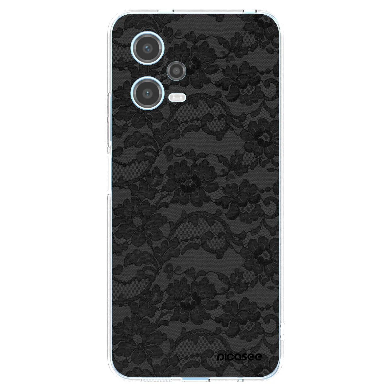 Picasee silikonový průhledný obal pro Xiaomi Redmi Note 12 5G - Dark Elegance