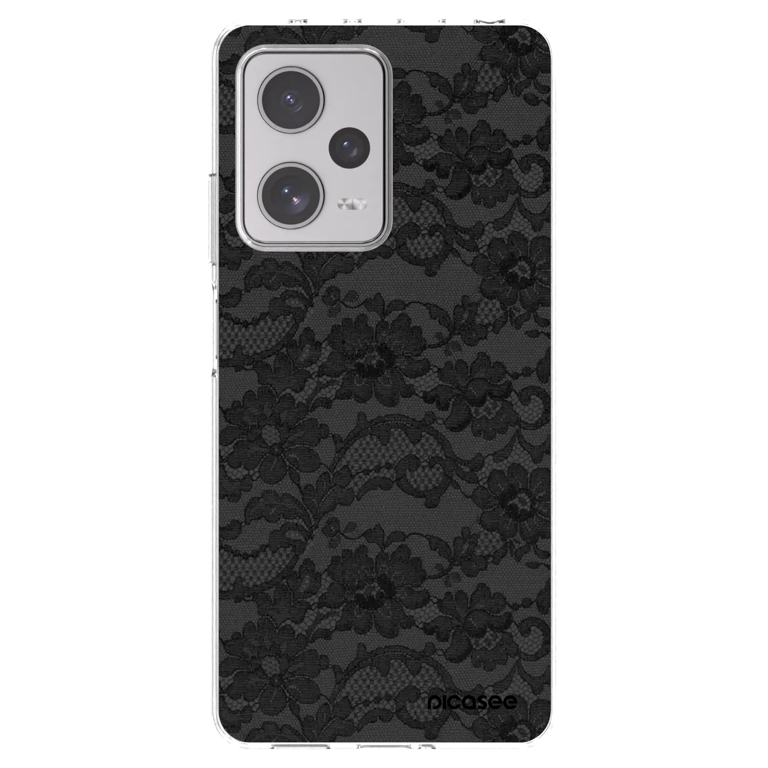 Picasee silikonový průhledný obal pro Xiaomi Redmi Note 12 Pro+ 5G - Dark Elegance