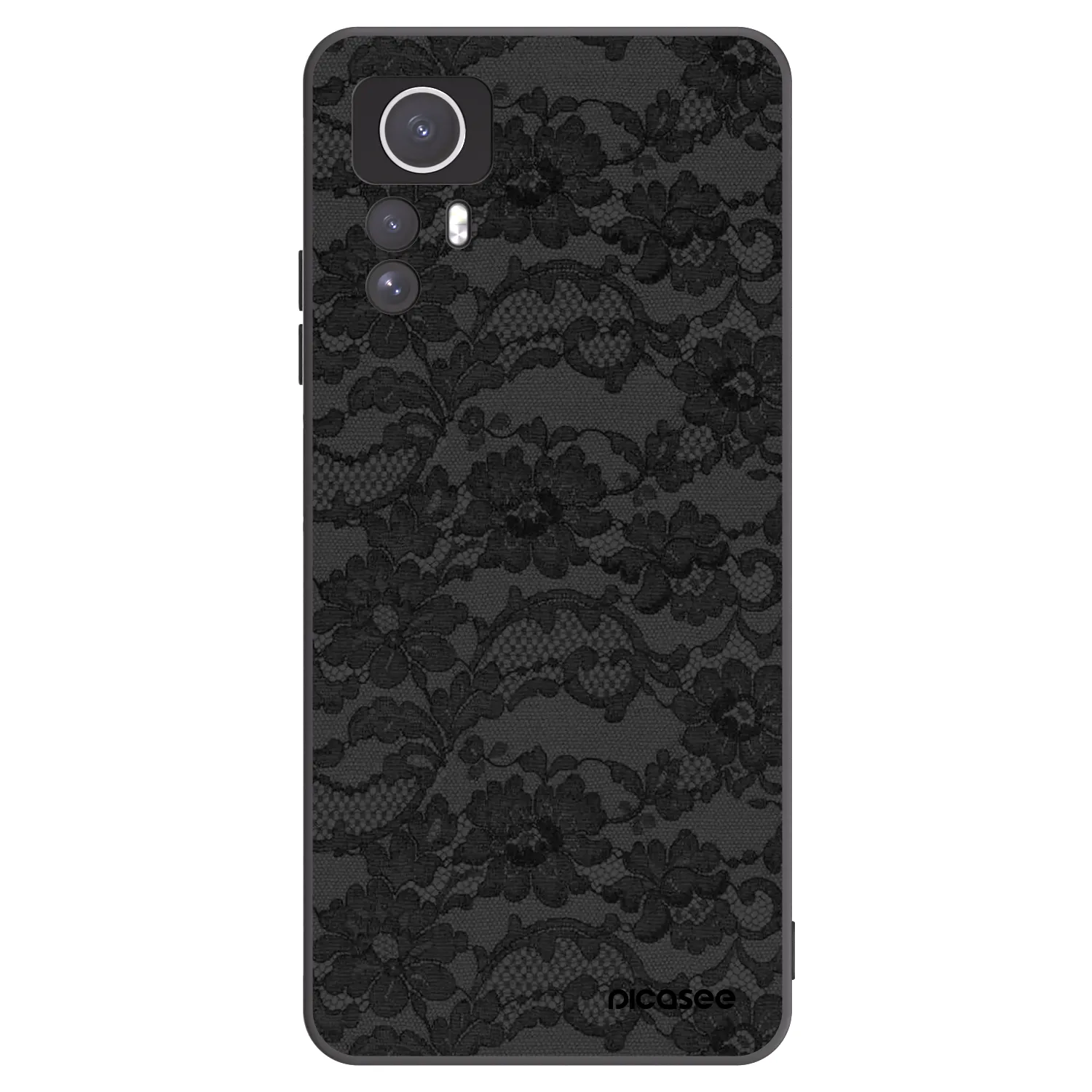 Picasee silikonový černý obal pro Xiaomi Redmi Note 12S - Dark Elegance