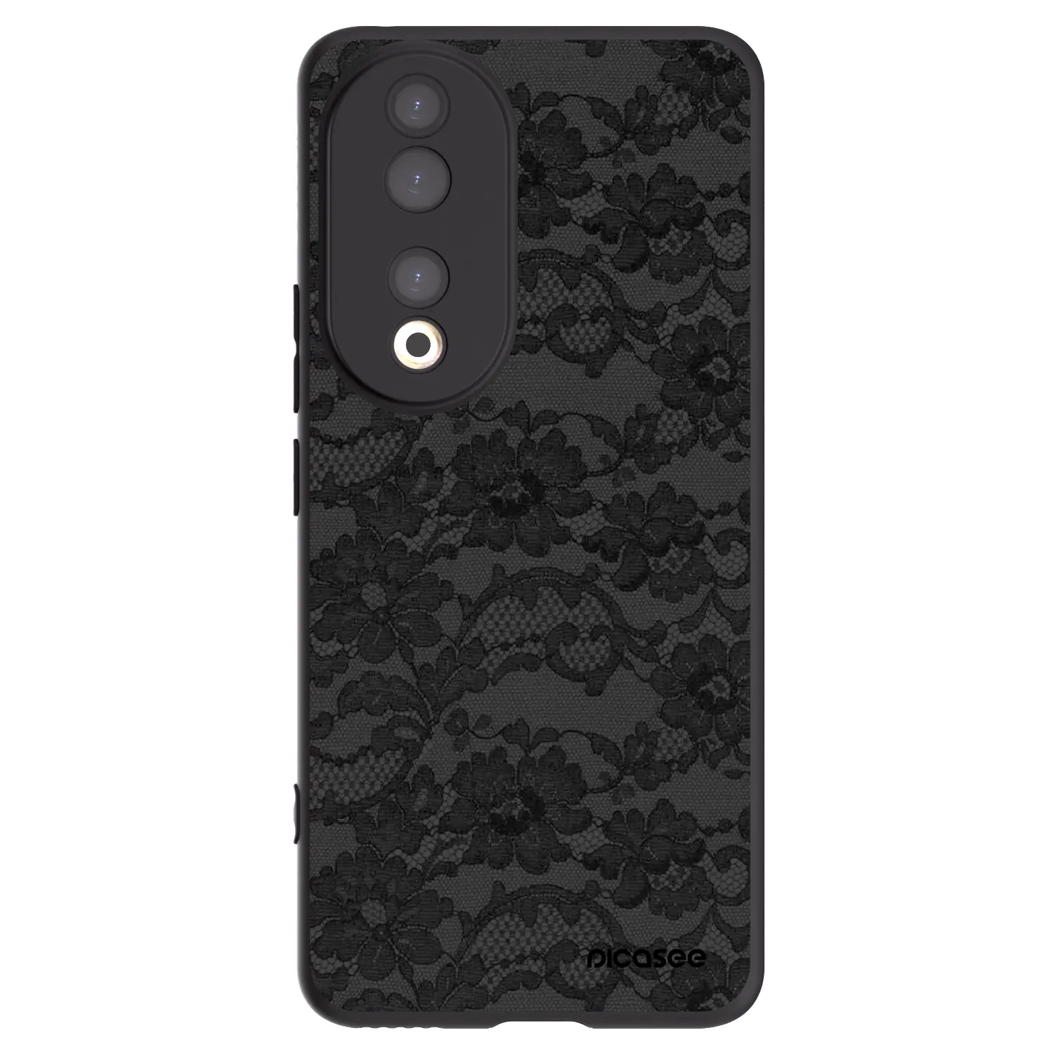 Picasee silikonový černý obal pro Honor 90 5G - Dark Elegance