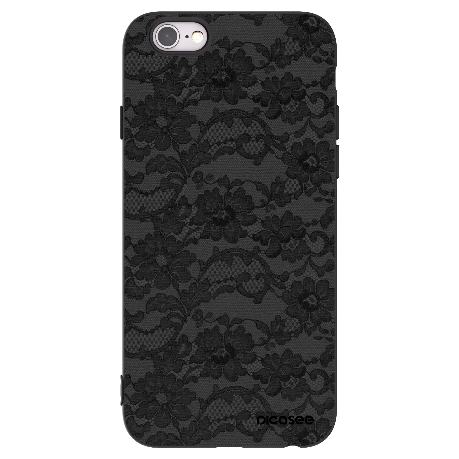 Picasee silikonový černý obal pro Apple iPhone 6/6S - Dark Elegance