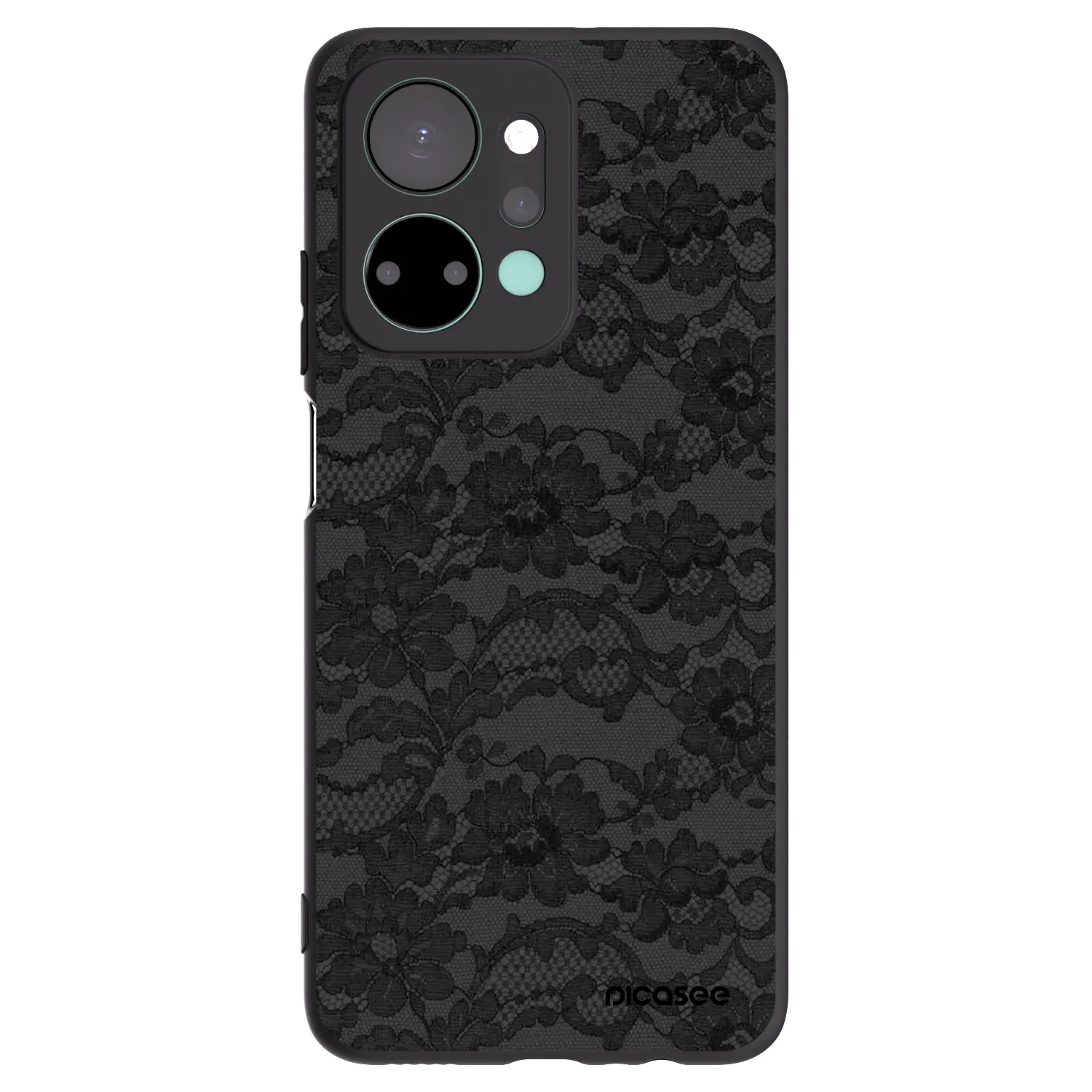 Picasee silikonový černý obal pro Honor X7a - Dark Elegance